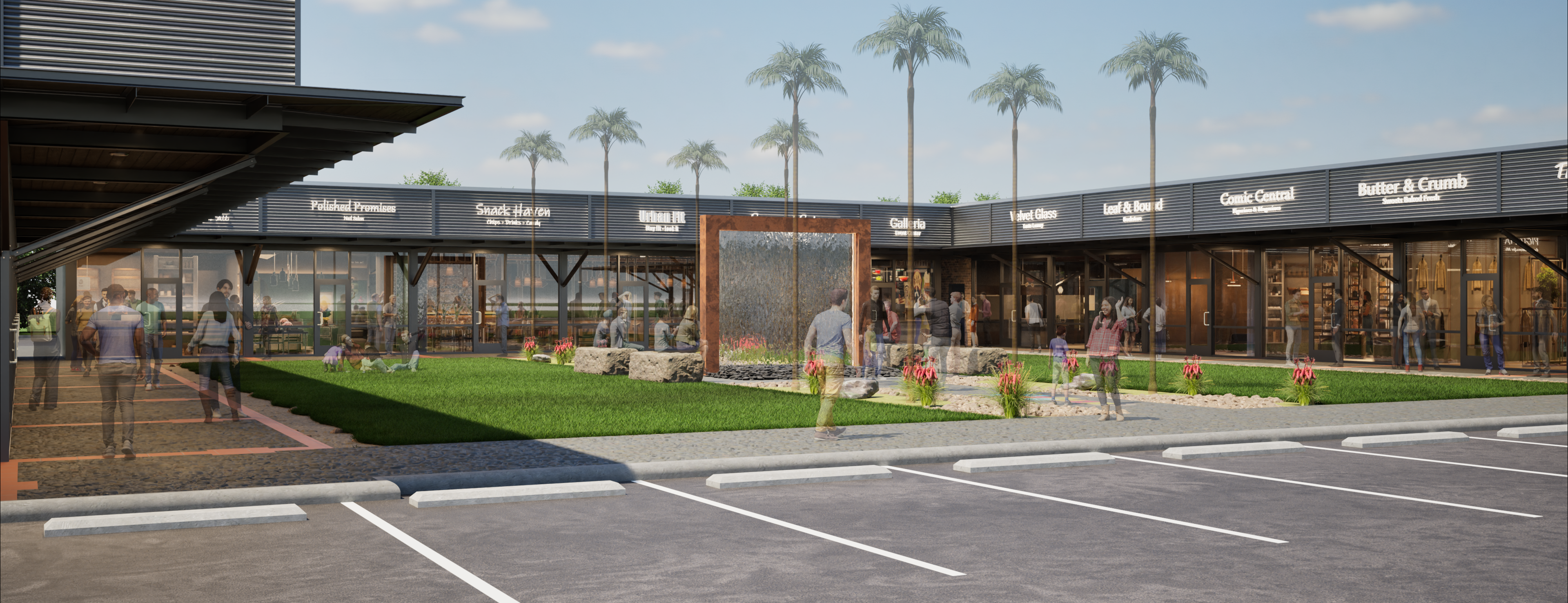 Sabal Market Center courtyard