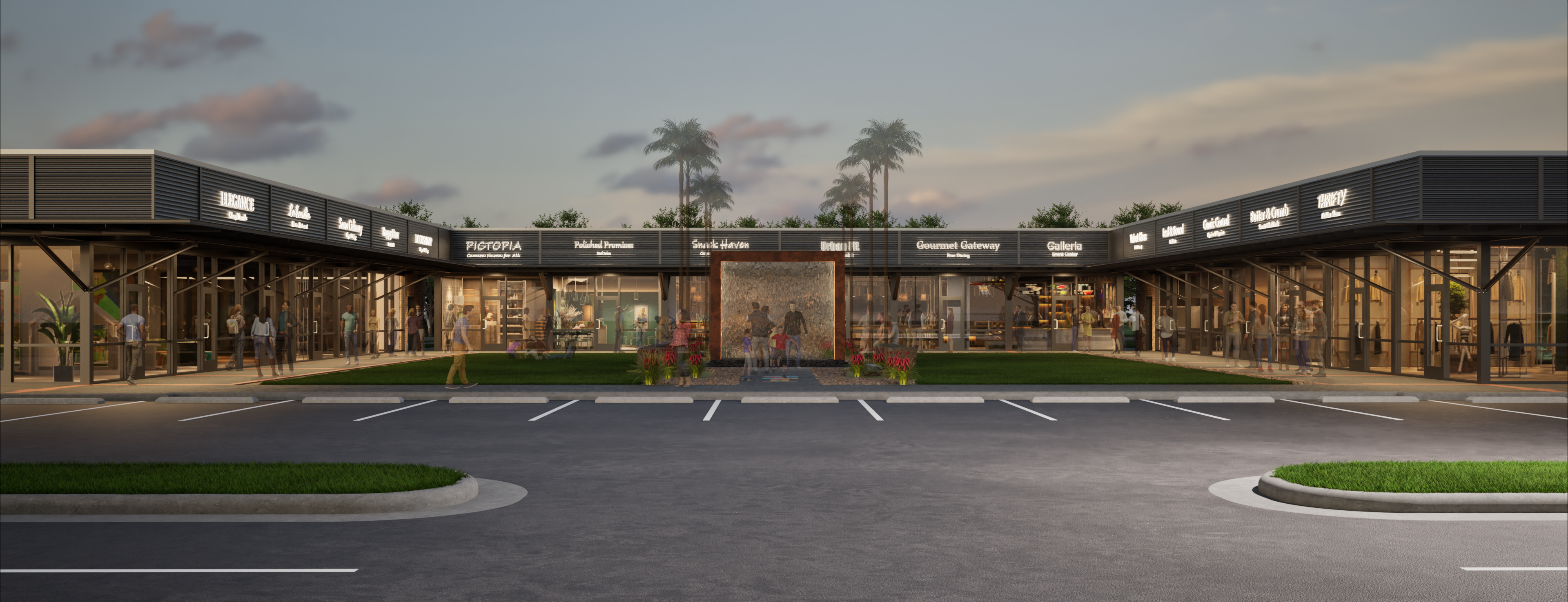 Sabal Market Center courtyard